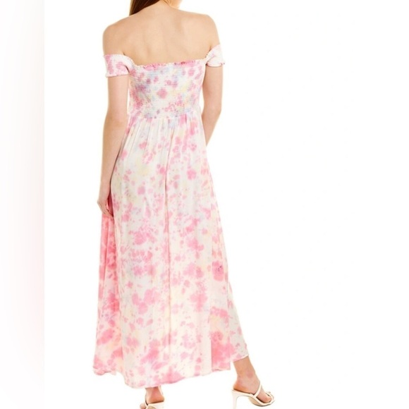 AREA STARS KAIA TIE DYE SMOCKED MAXI DRESS SIZE MEDIUM NEW - Picture 2 of 4